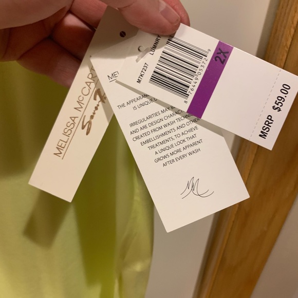 🔥FINAL PRICE🔥 🆕 Tank top - Melissa McCarthy Seven7, size 2x - Picture 7 of 8